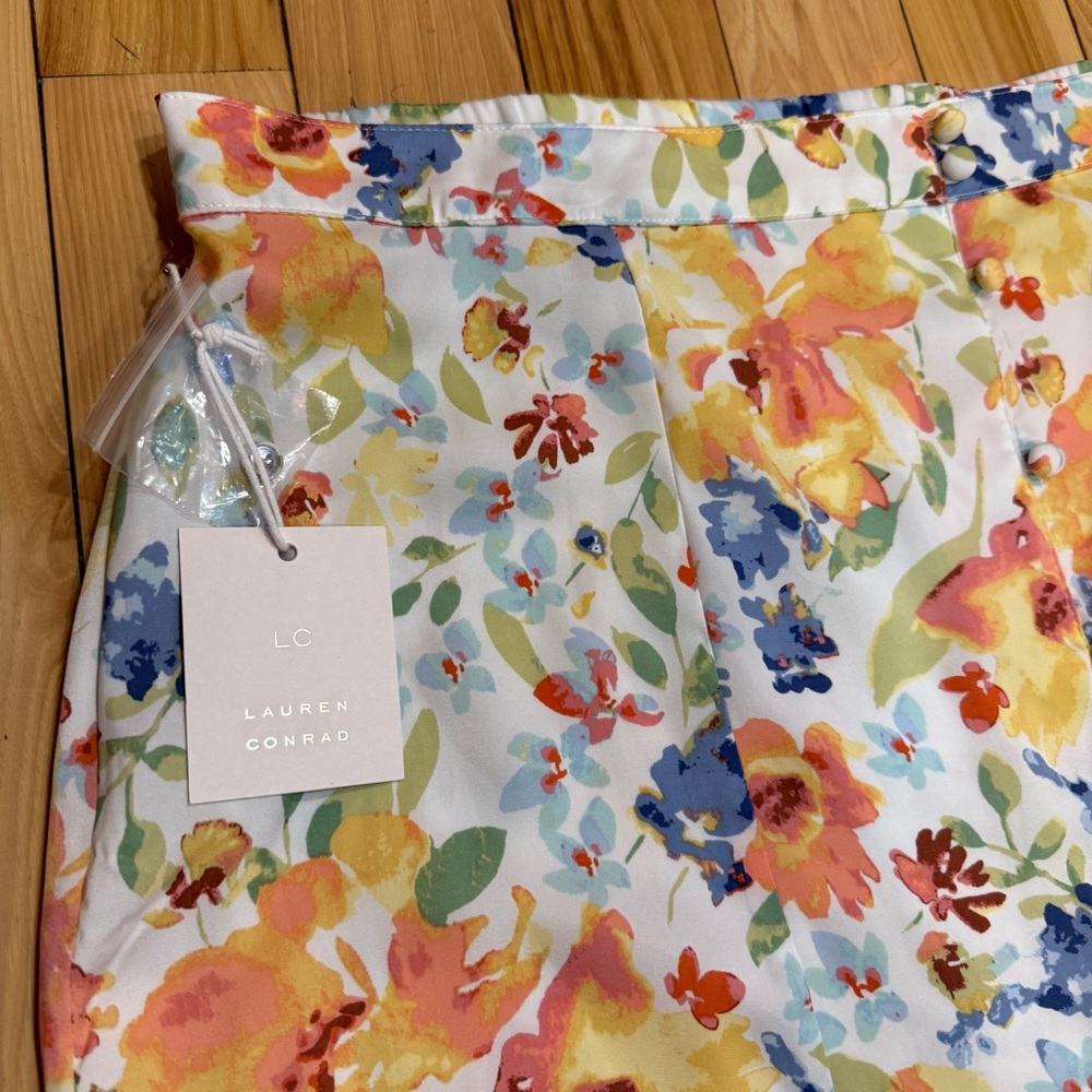 LC Lauren Conrad Floral Print Women's Skirt